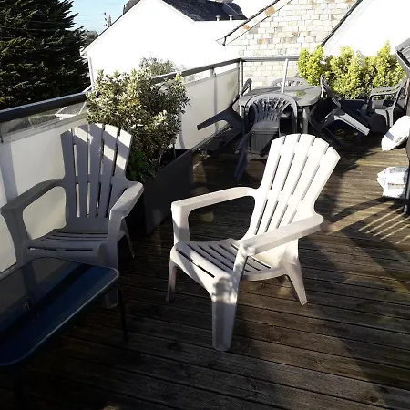 Appartement Vue Mer Avec Piscine Interieure Larmor-Plage Exterior photo