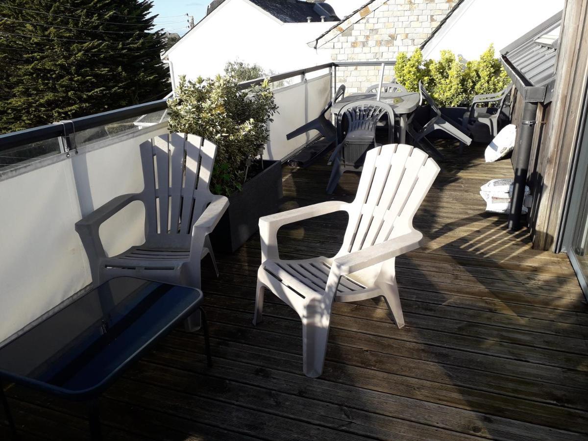 Vue Avec Piscine Interieure Apartment Larmor-Plage